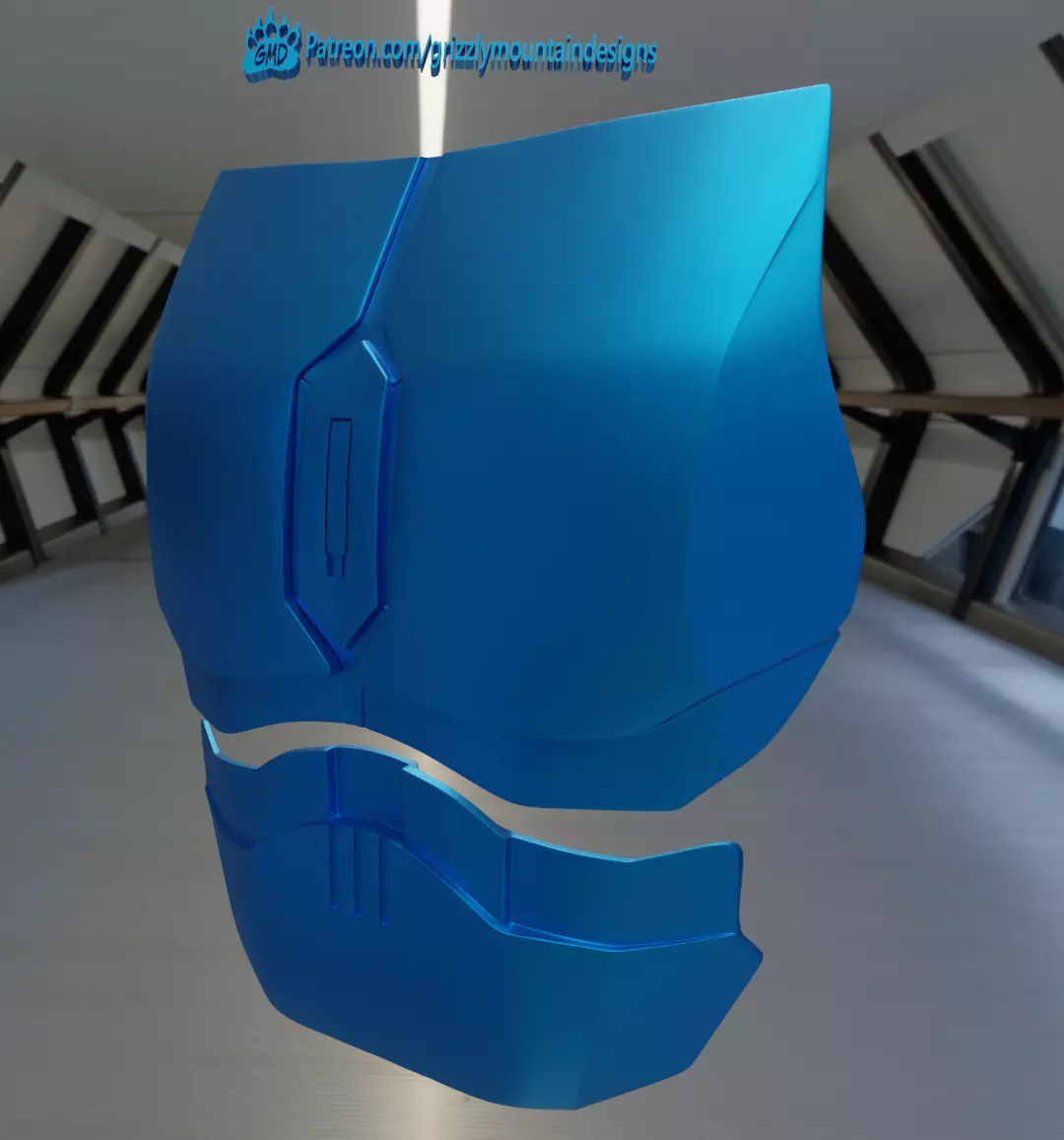 Male Bo Katan style Chest armor universal 3D print model_0