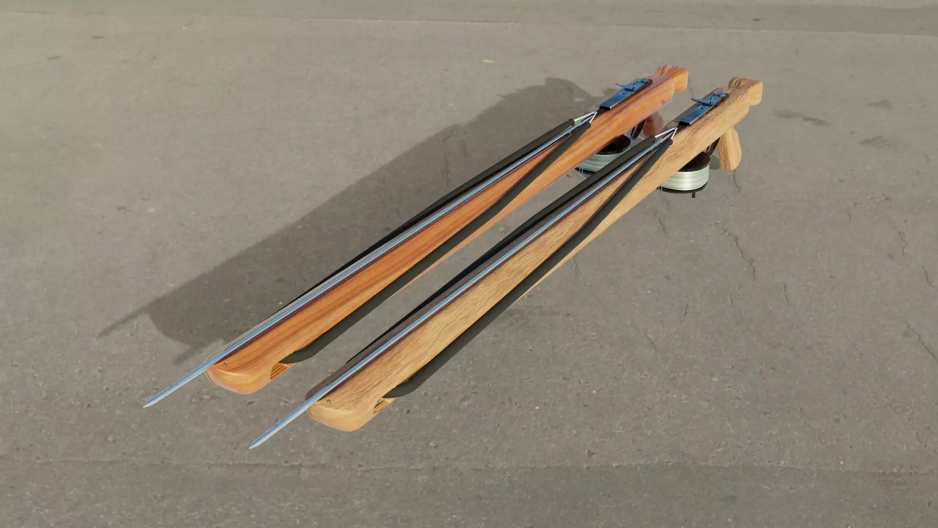 Speargun 3D models Low-poly 3D model_0