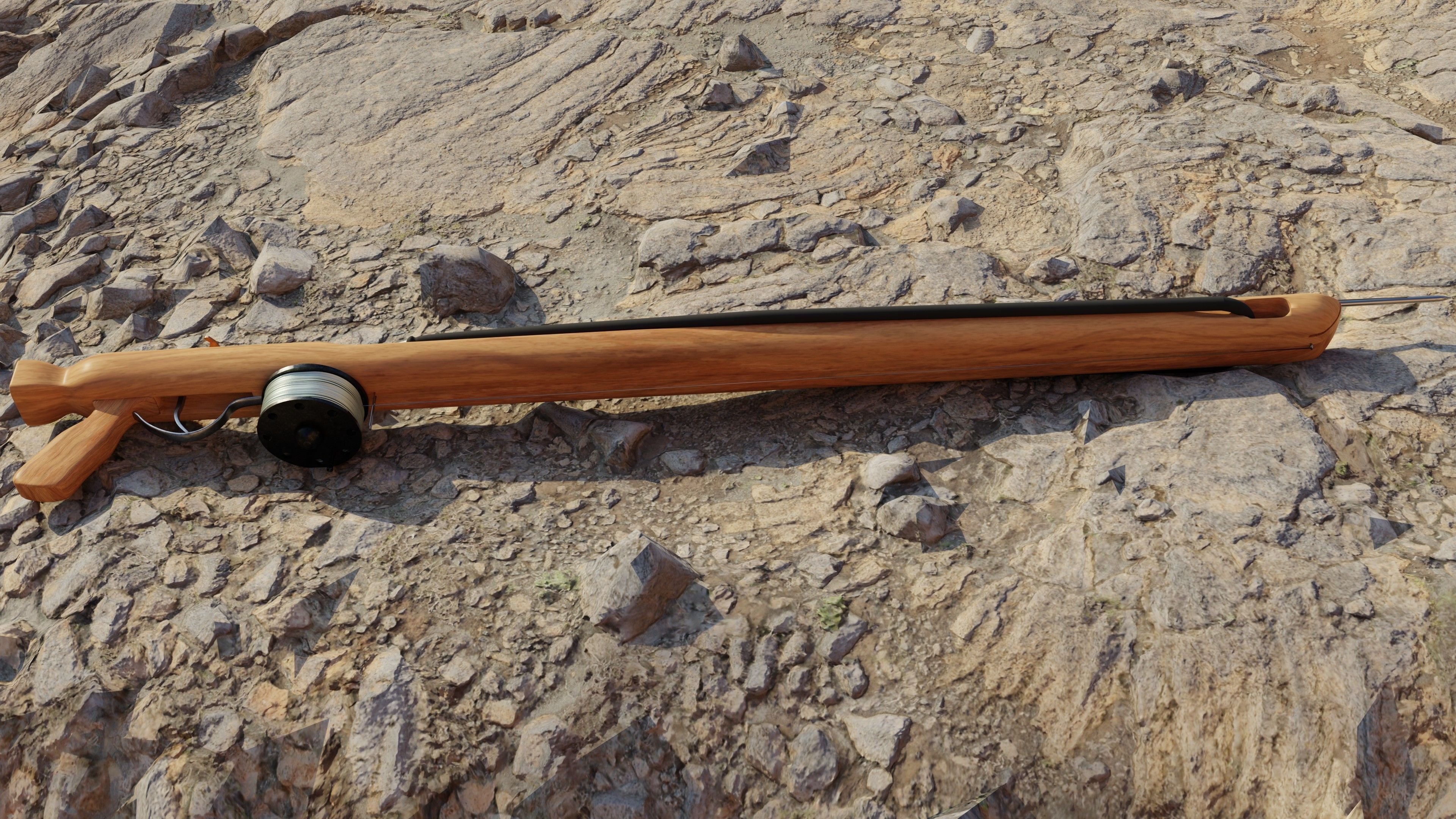 Speargun 3D models Low-poly 3D model_22