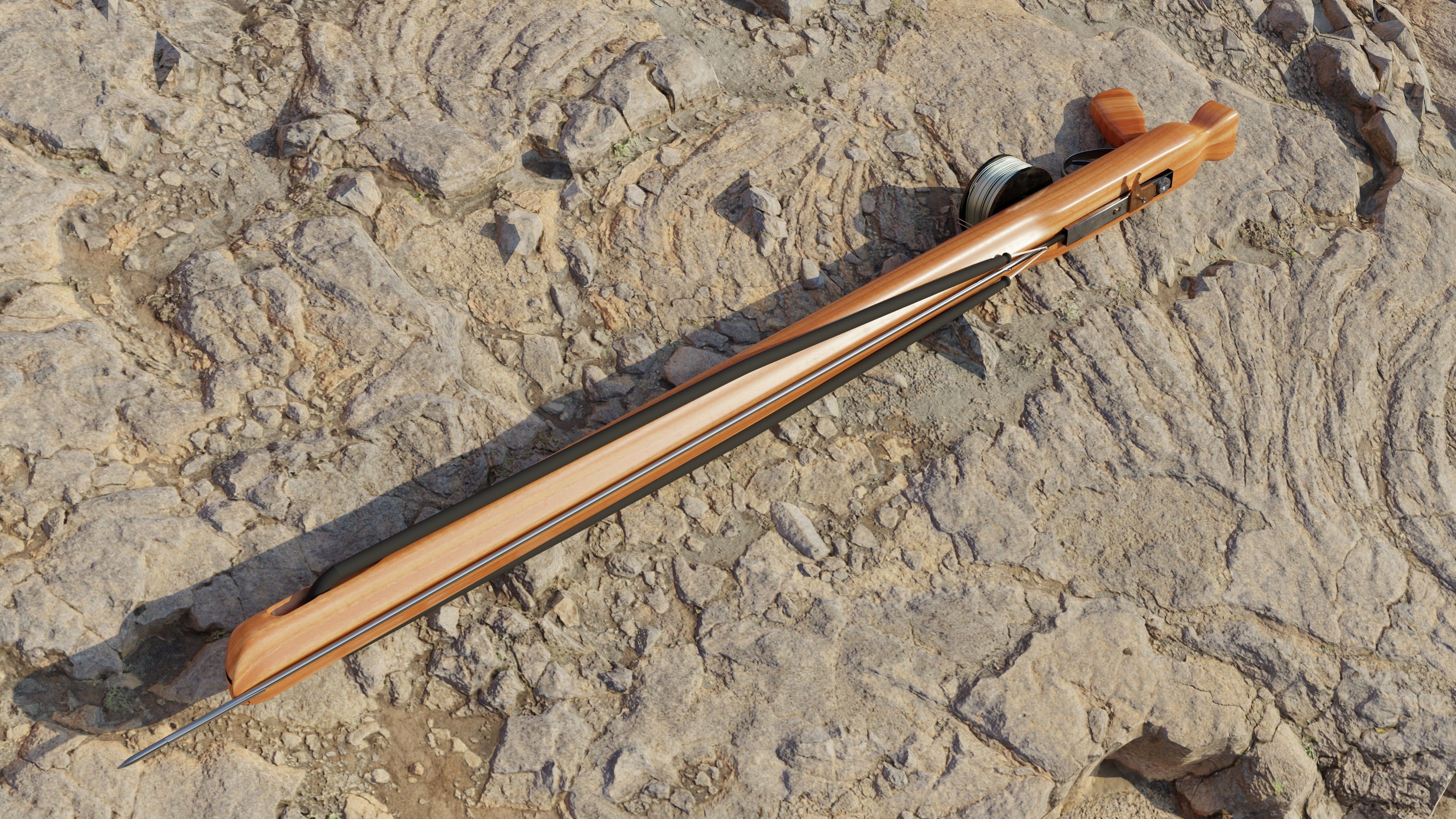 Speargun 3D models Low-poly 3D model_26