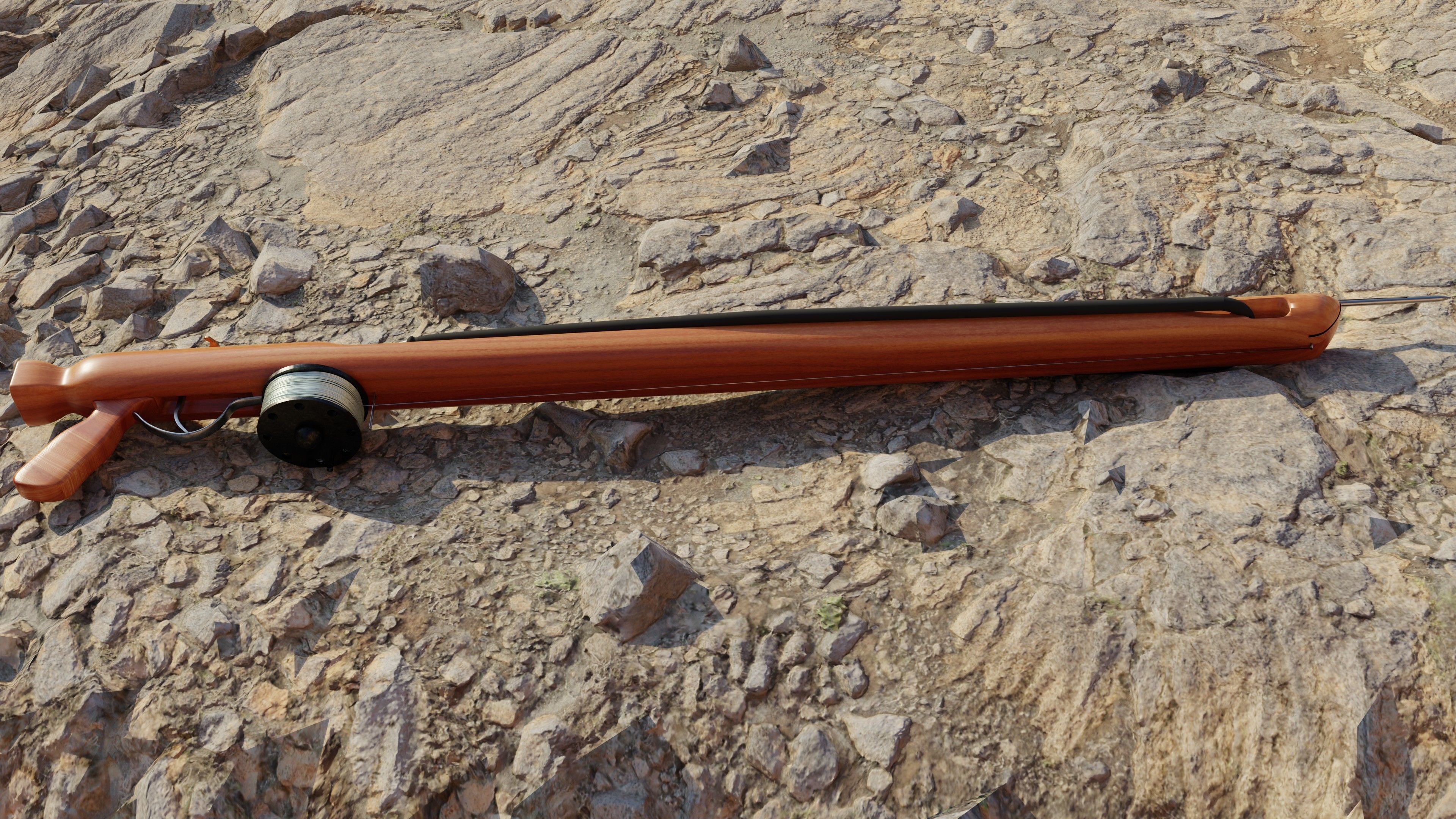 Speargun 3D models Low-poly 3D model_27