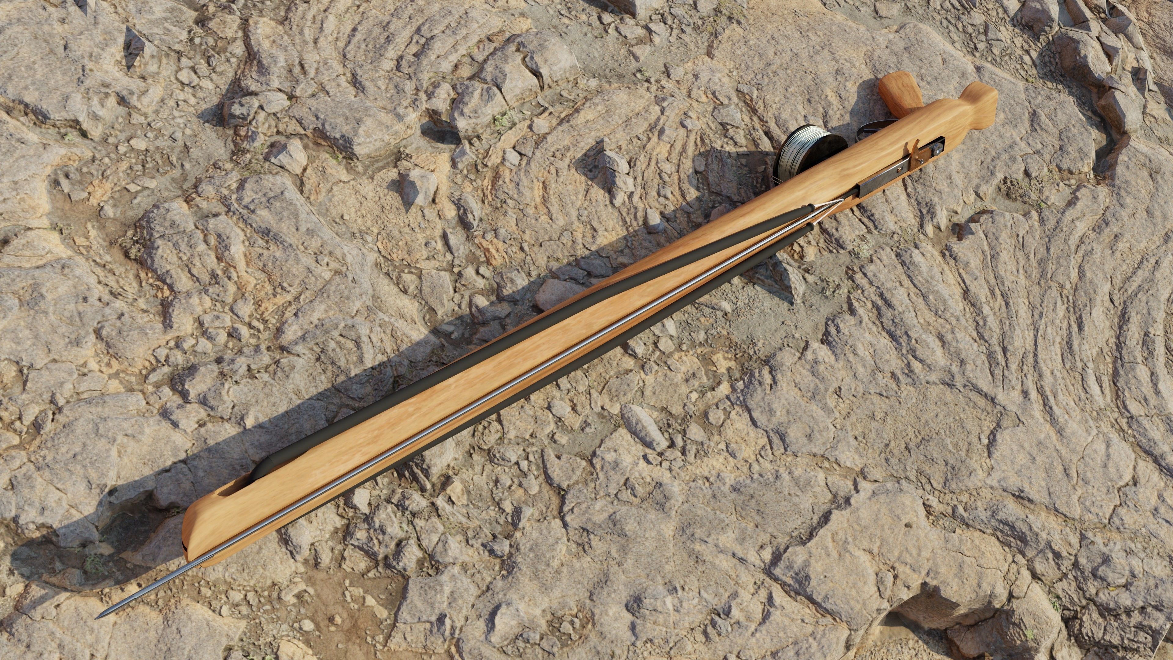 Speargun 3D models Low-poly 3D model_23