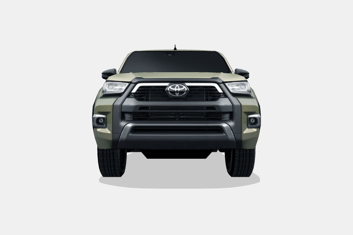 Toyota Hilux 2021 Low-poly 3D model_3