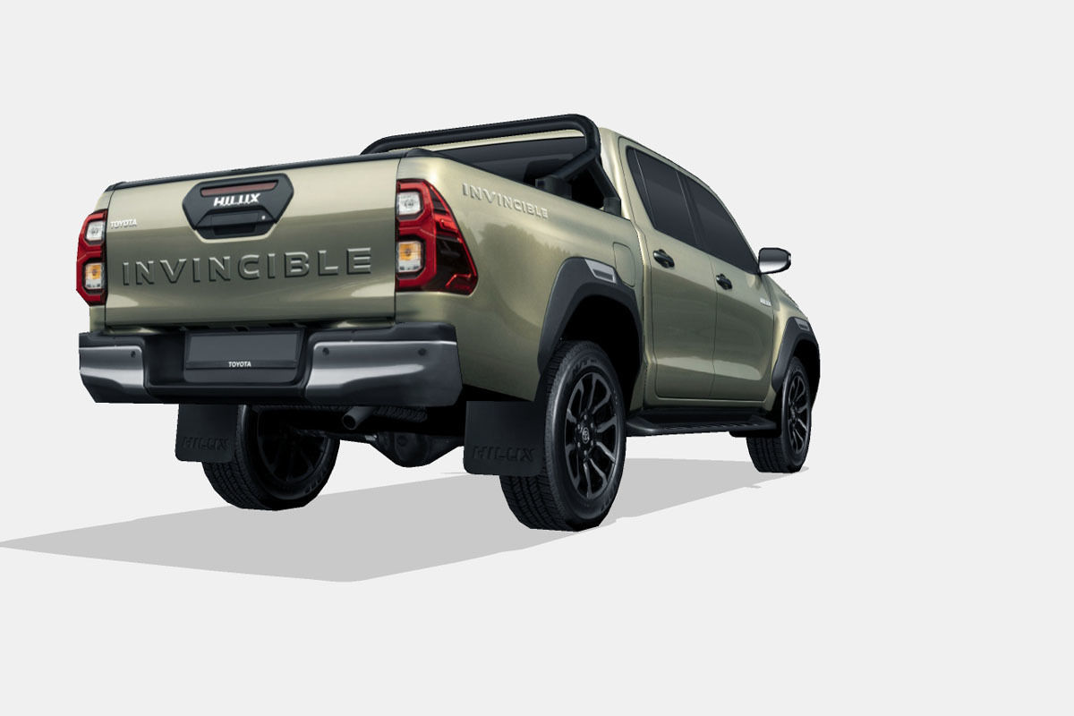 Toyota Hilux 2021 Low-poly 3D model_11