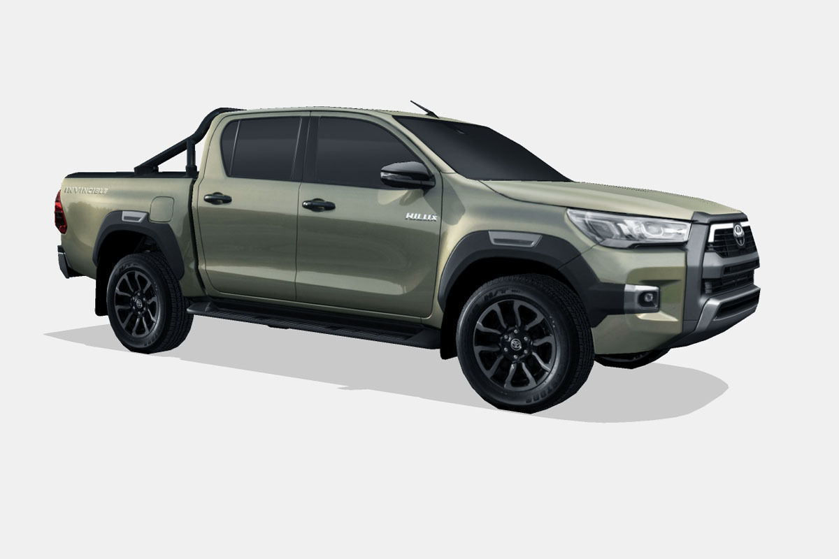 Toyota Hilux 2021 Low-poly 3D model_15