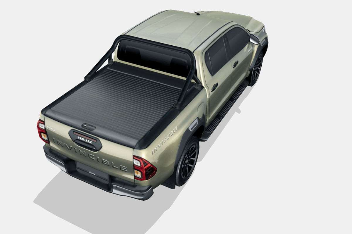 Toyota Hilux 2021 Low-poly 3D model_10