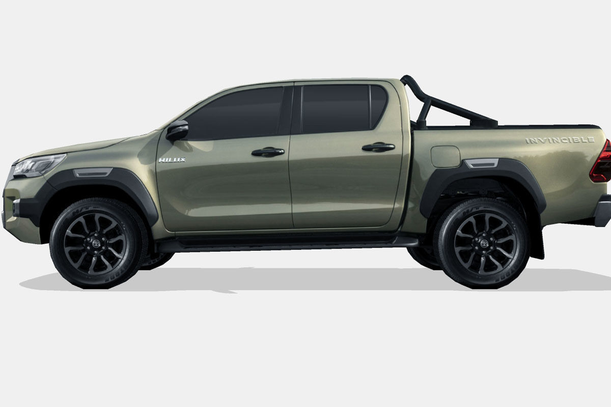 Toyota Hilux 2021 Low-poly 3D model_6