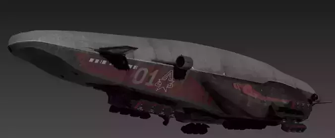 Airship 3D model COD MW II