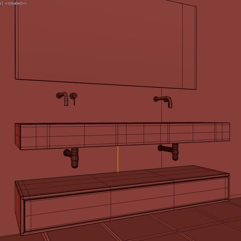 bathroom set 21 3D model_8