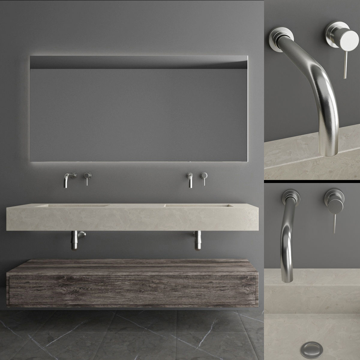 bathroom set 21 3D model_1