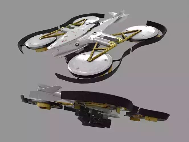 Quadroship gold drone