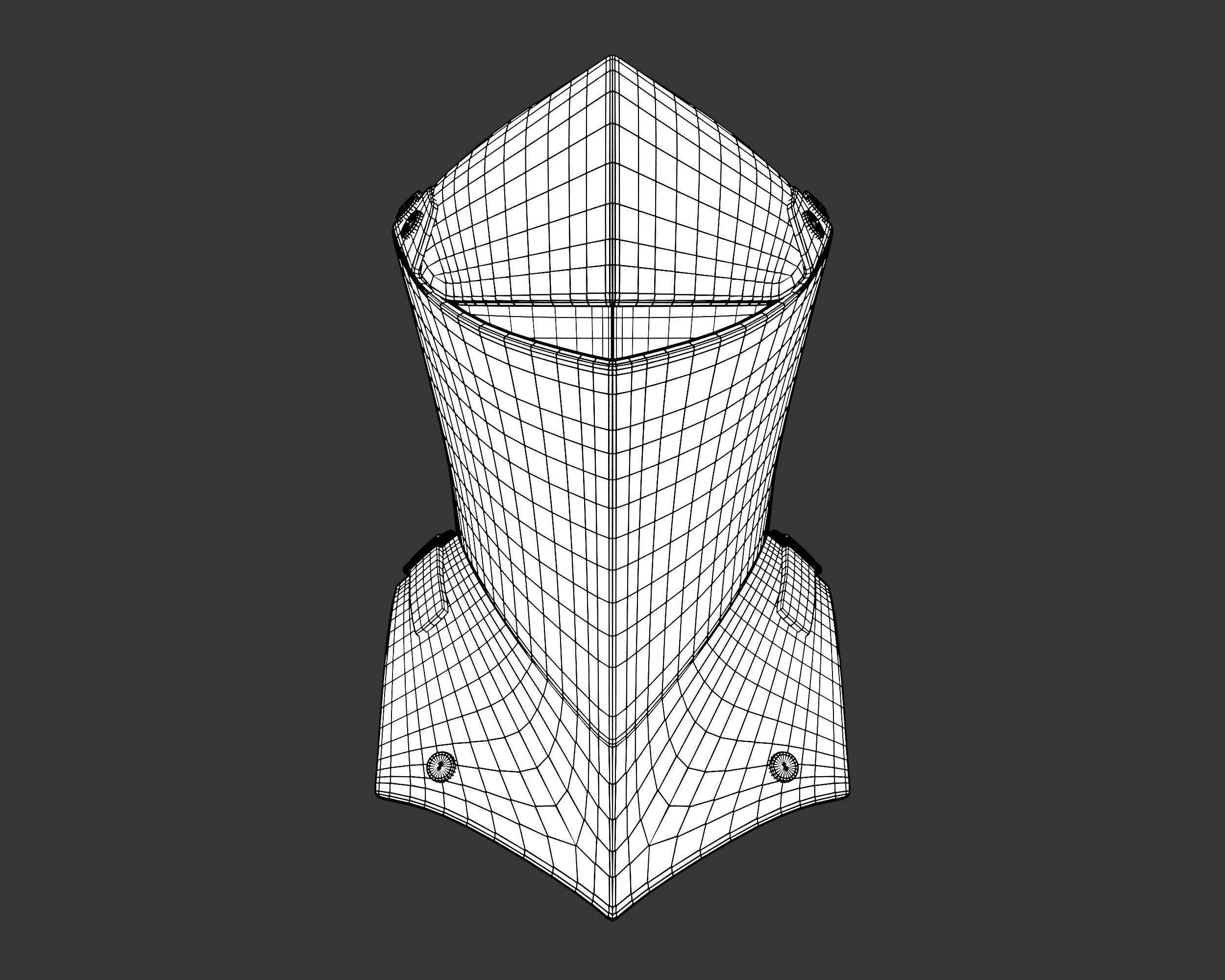 Medieval Collection Elegant Armor and Helmets _20