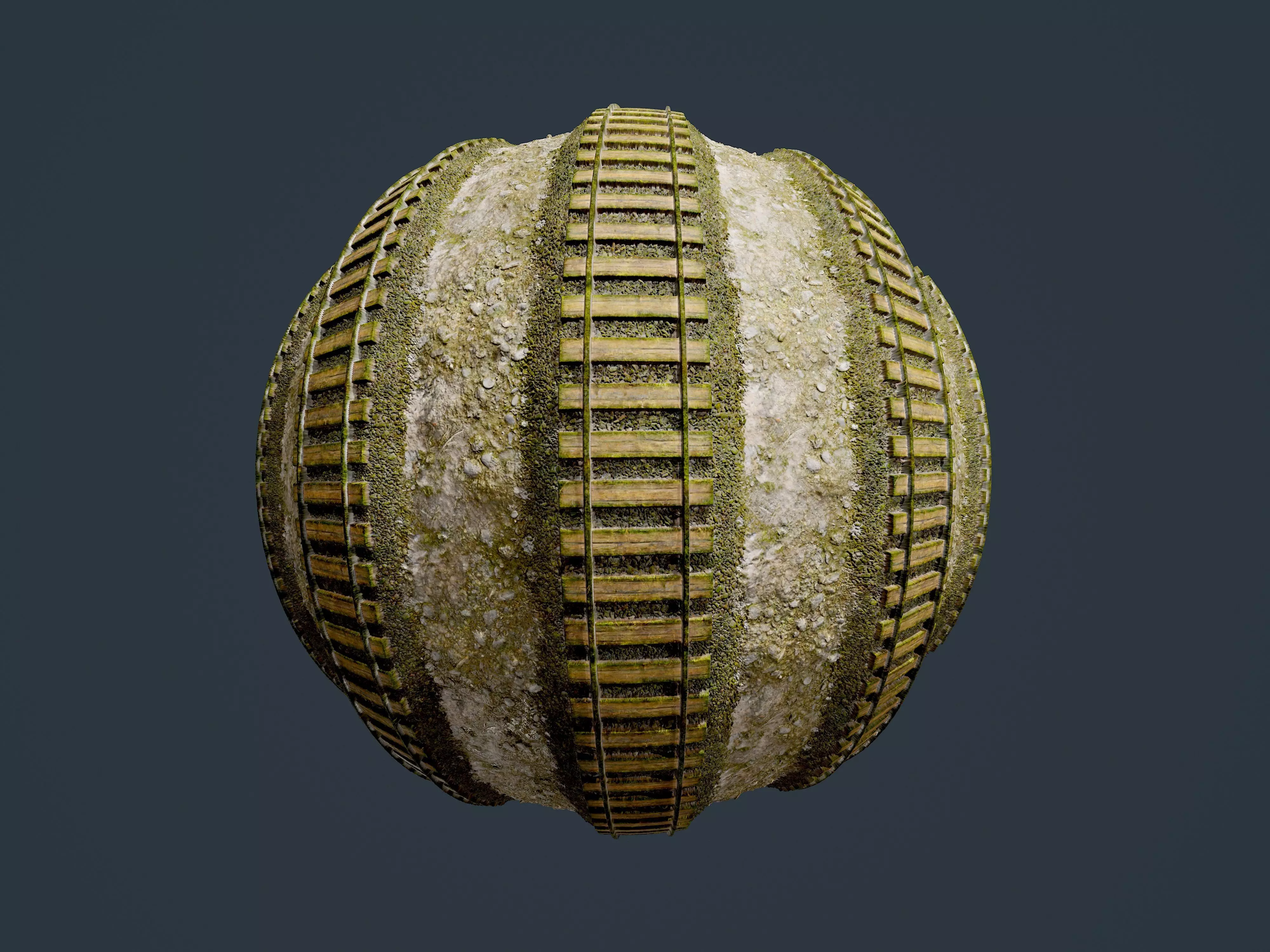 Train Tracks Seamless PBR Texture 06 Texture_0