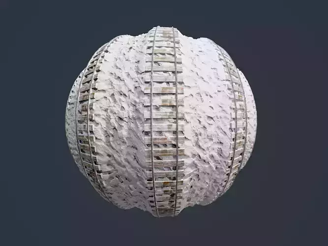 Train Tracks Seamless PBR Texture 09