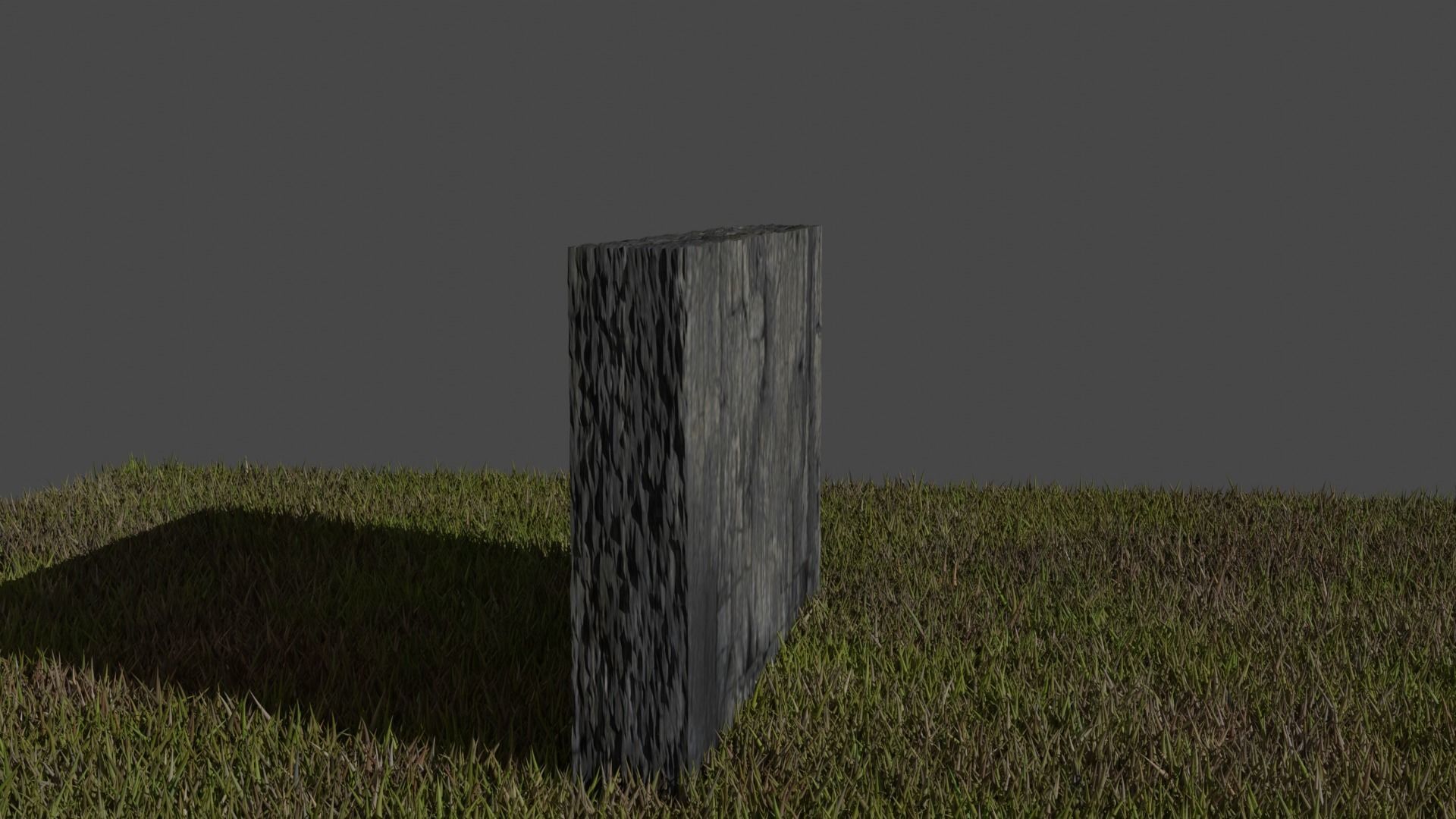 old stone wall 2 models Low-poly 3D model_2