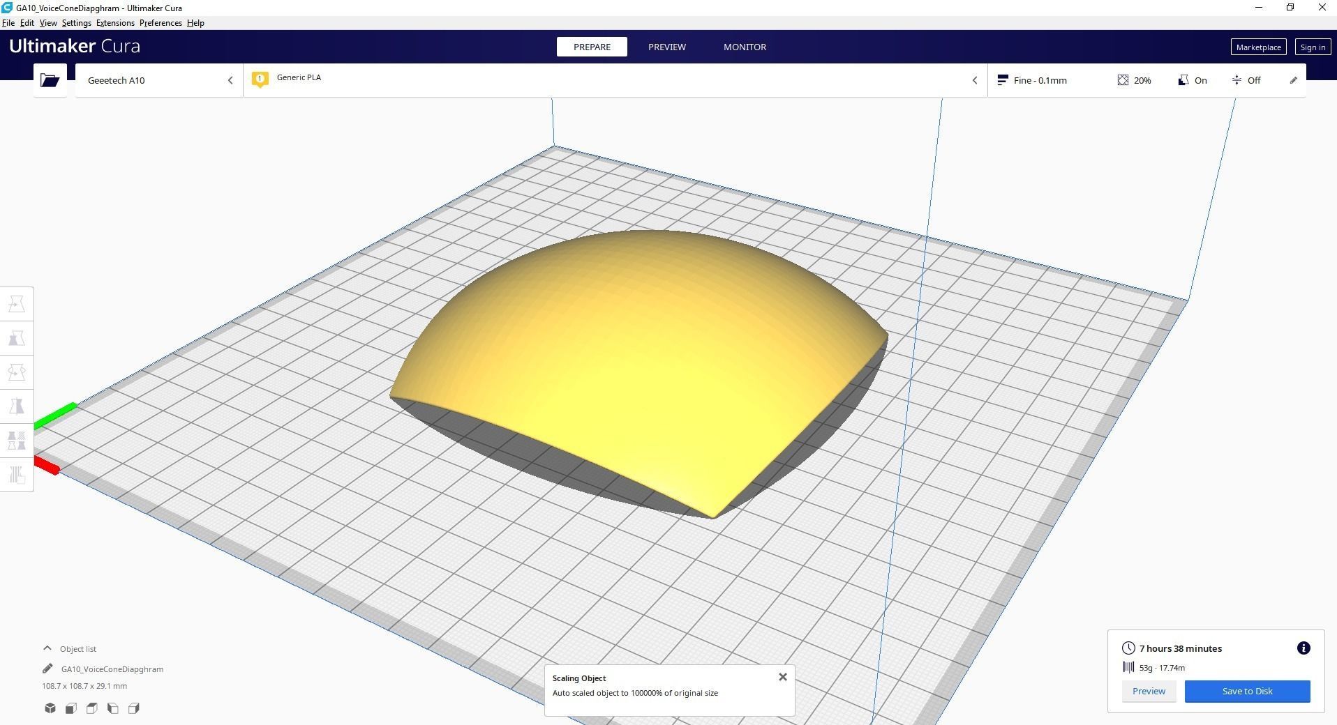 3D Printable Spherical Omnidirectional Speaker 220mm by 220mm  3D model_28