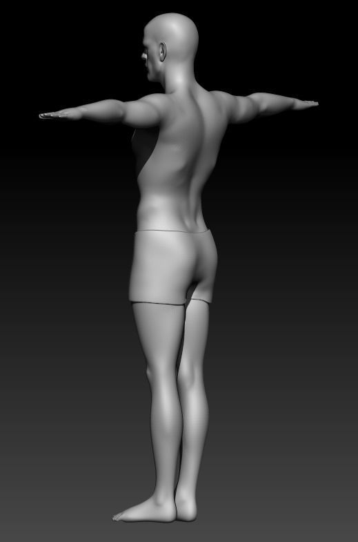 Man 3 Free 3D model_11