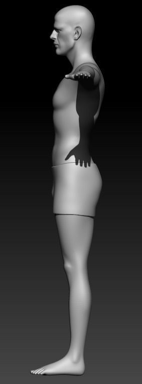 Man 3 Free 3D model_10