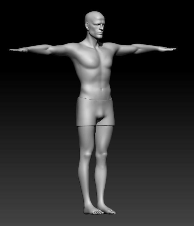 Man 3 Free 3D model_3
