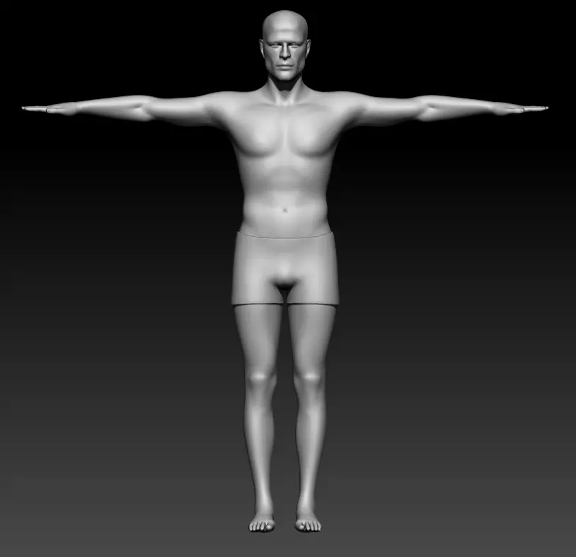 Man 3 Free 3D model_0