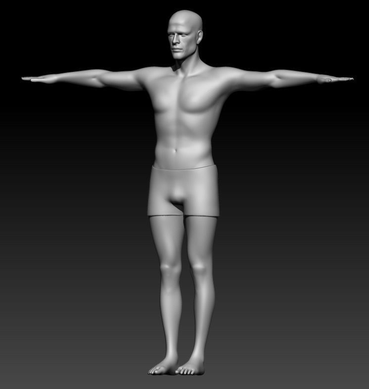 Man 3 Free 3D model_8