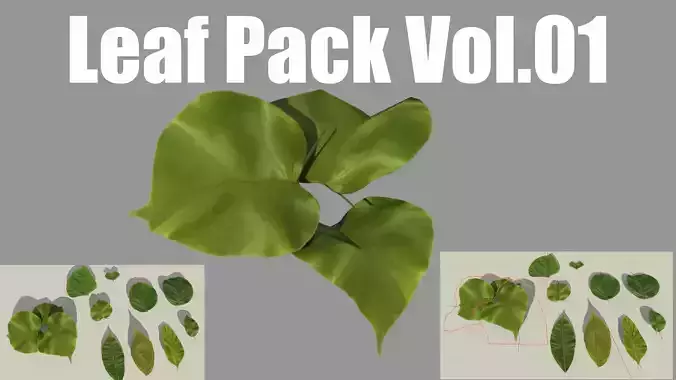 Leaf realistic pack Vol 01 
