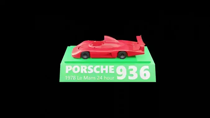 Porsche Le Mans Miniature Aerodynamics print 3d - blenade 3d Free 3D print model