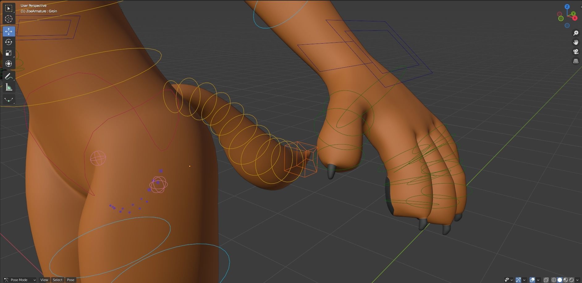 Zoe Anthro Fox 3D model_39