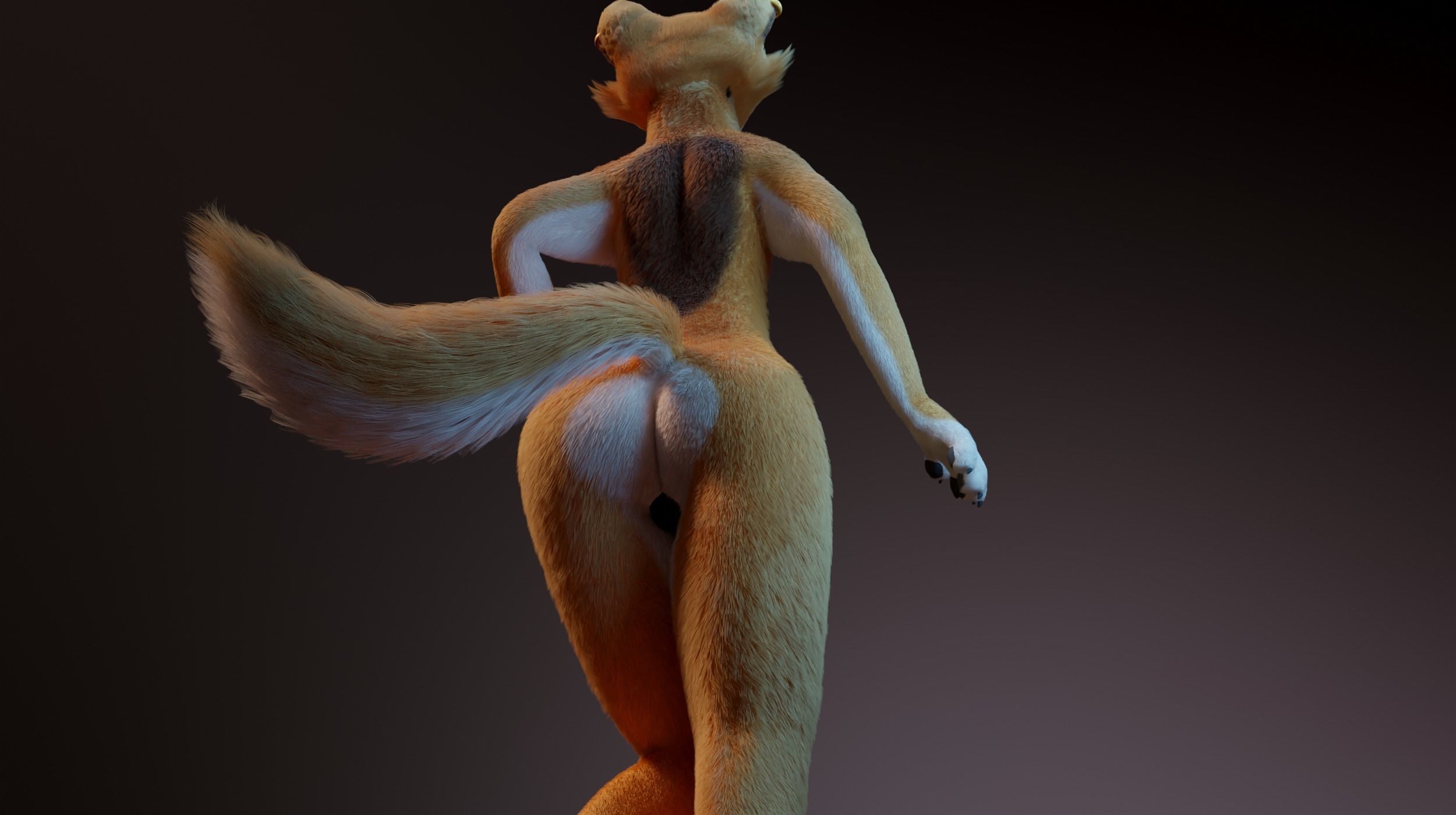 Zoe Anthro Fox 3D model_21
