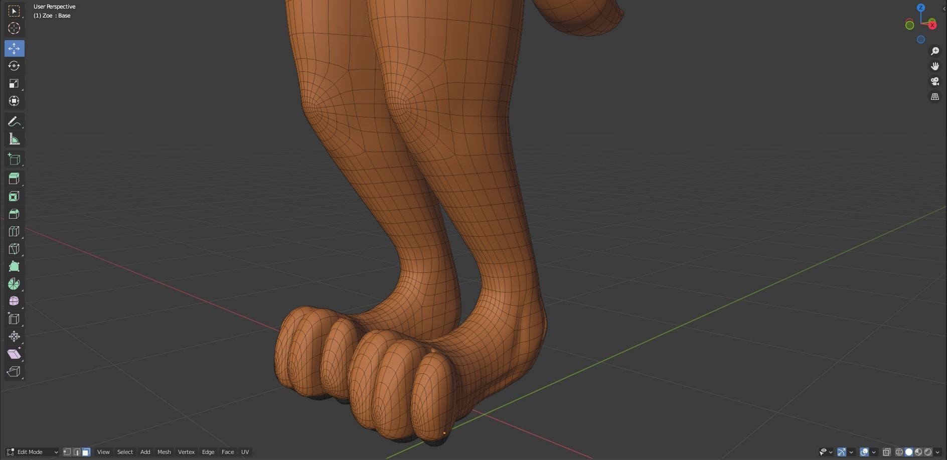 Zoe Anthro Fox 3D model_58