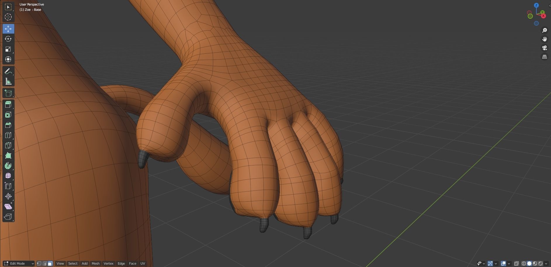 Zoe Anthro Fox 3D model_56