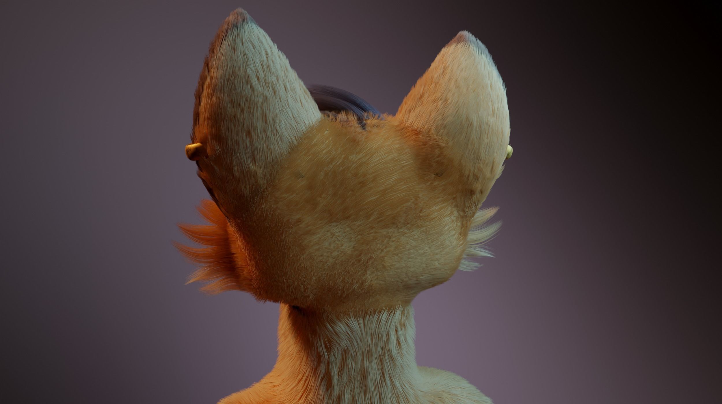 Zoe Anthro Fox 3D model_5