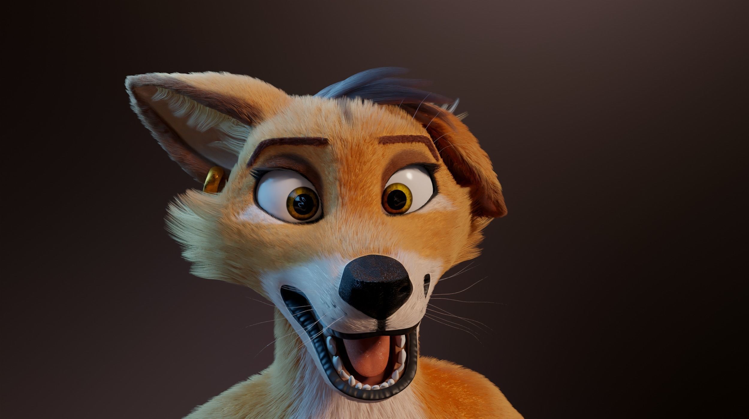Zoe Anthro Fox 3D model_33
