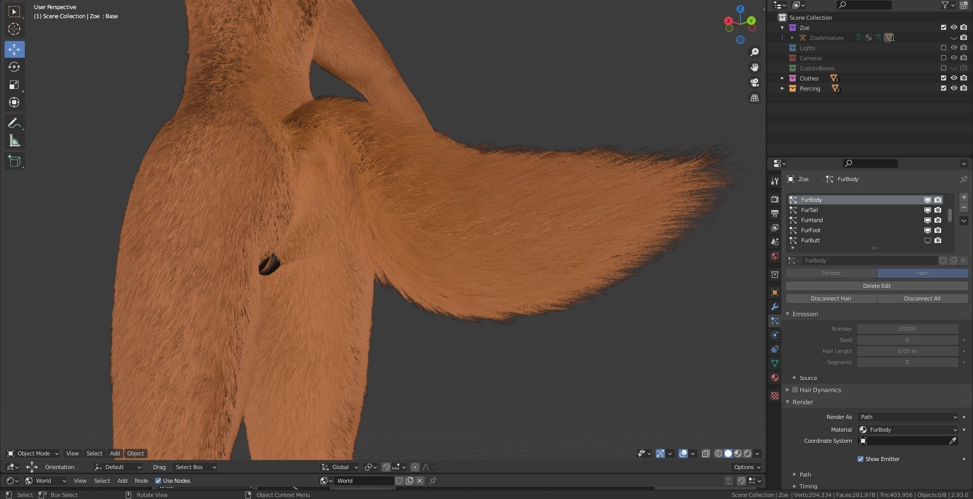 Zoe Anthro Fox 3D model_91