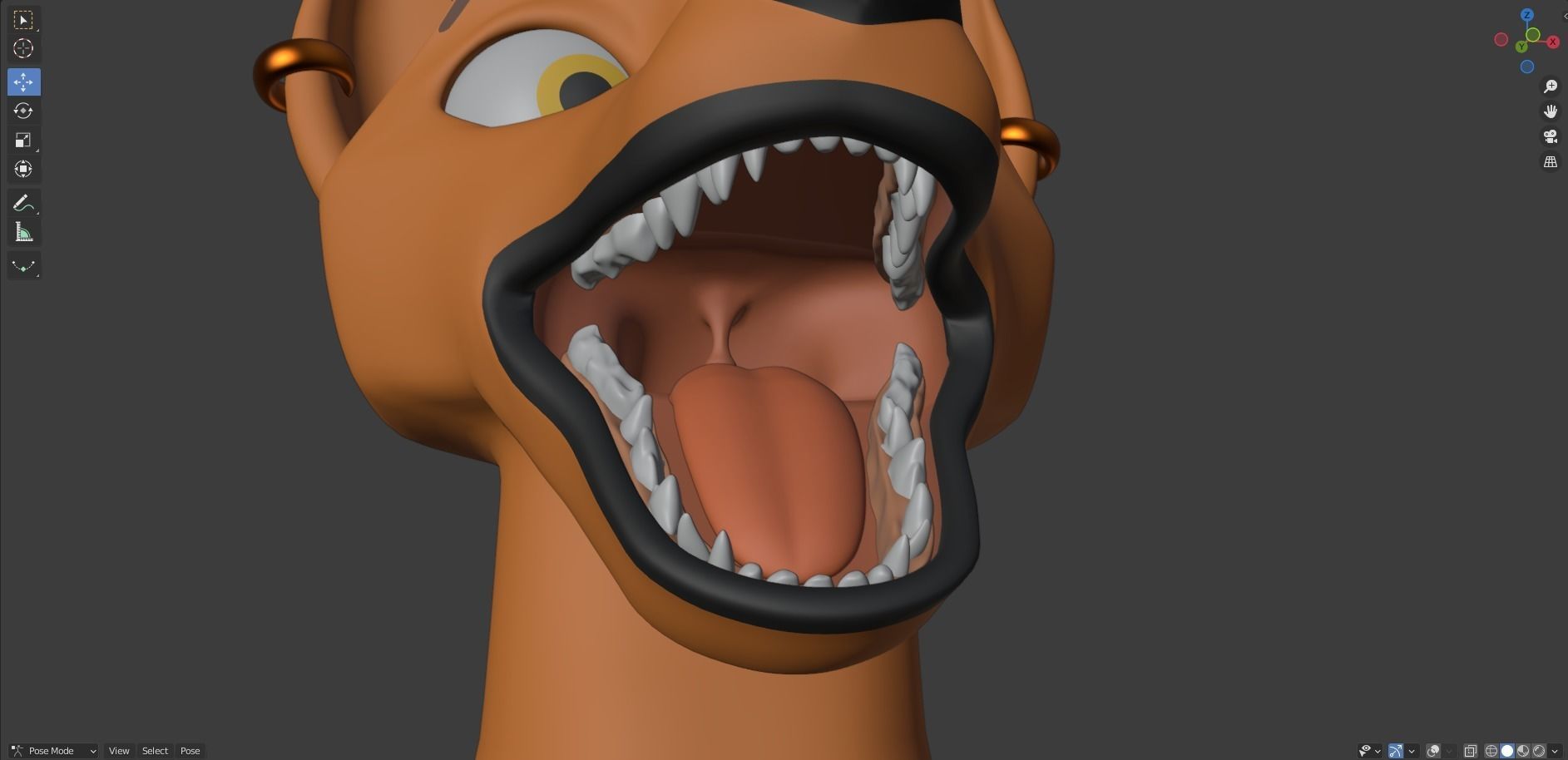 Zoe Anthro Fox 3D model_83