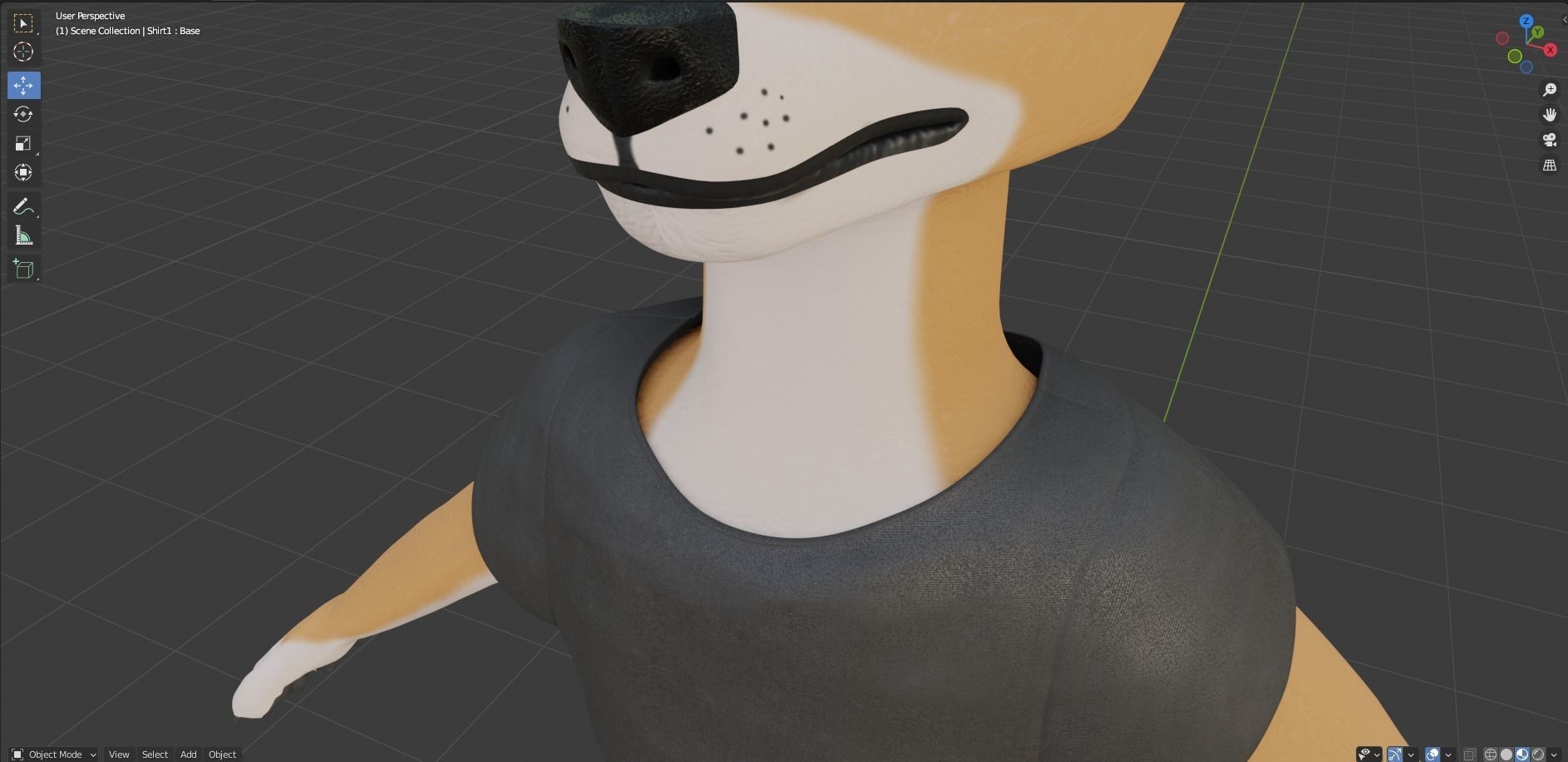 Zoe Anthro Fox 3D model_71