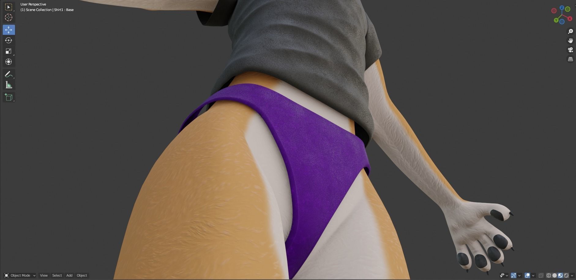 Zoe Anthro Fox 3D model_72