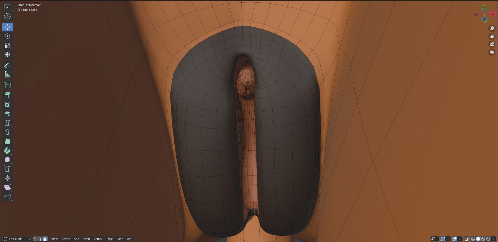 Zoe Anthro Fox 3D model_62