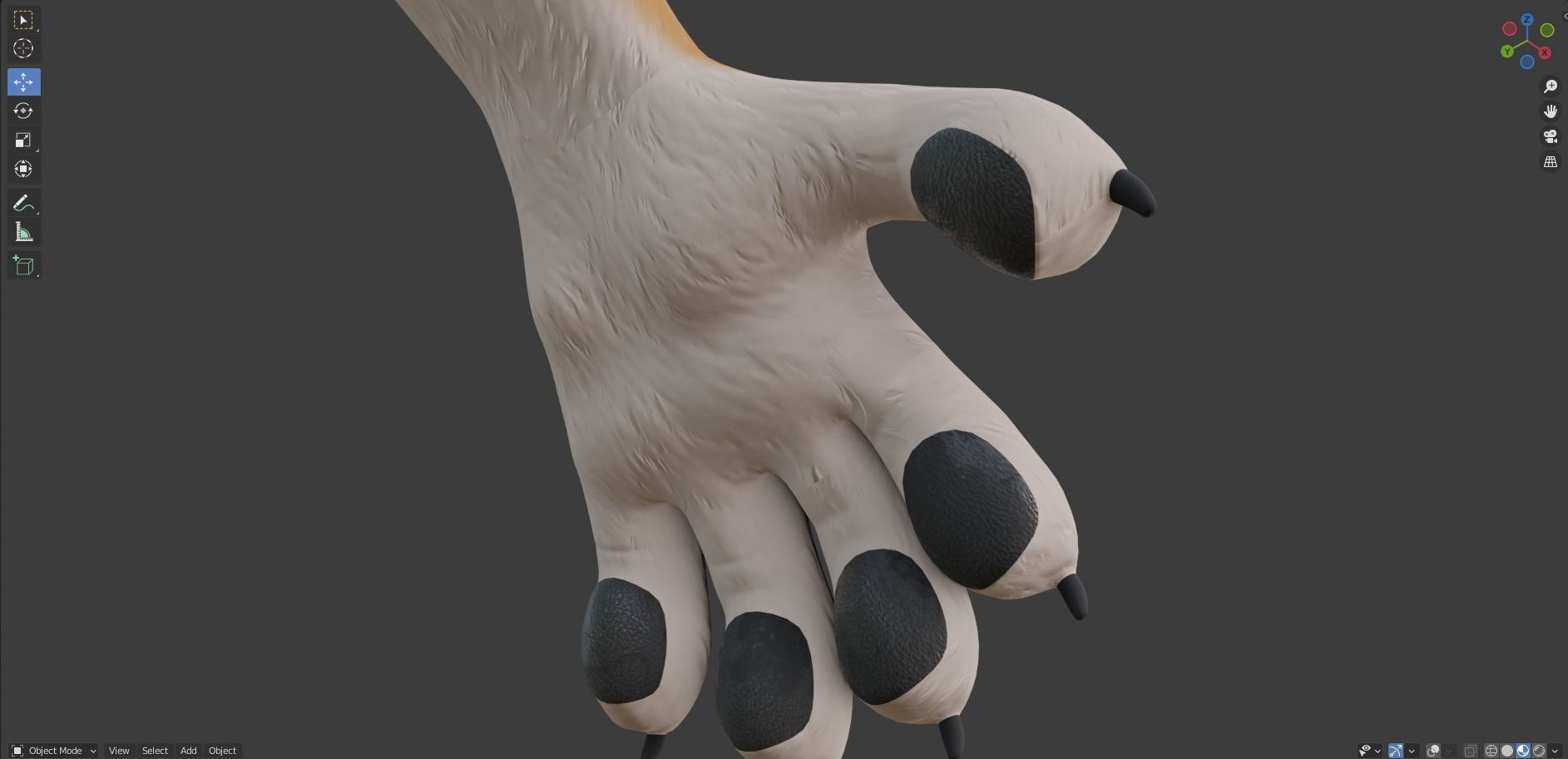 Zoe Anthro Fox 3D model_48