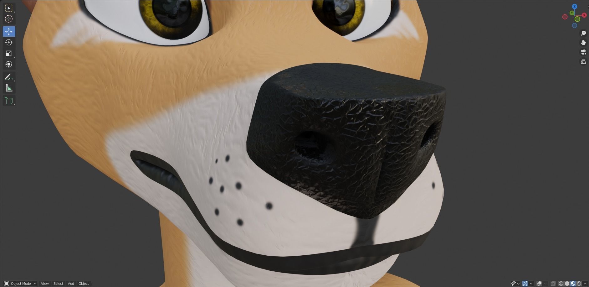 Zoe Anthro Fox 3D model_44