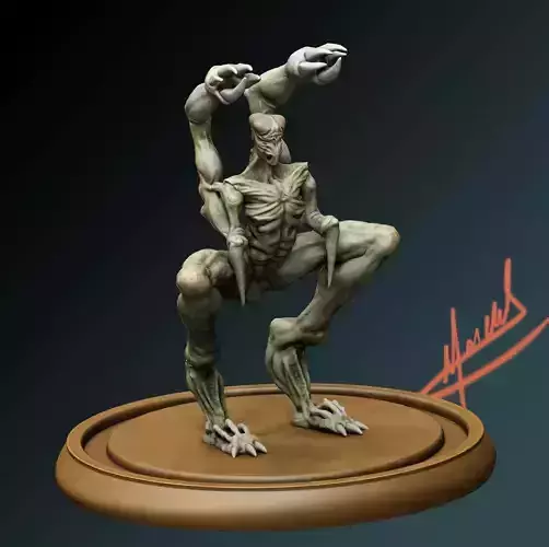 claw monster 3D print model