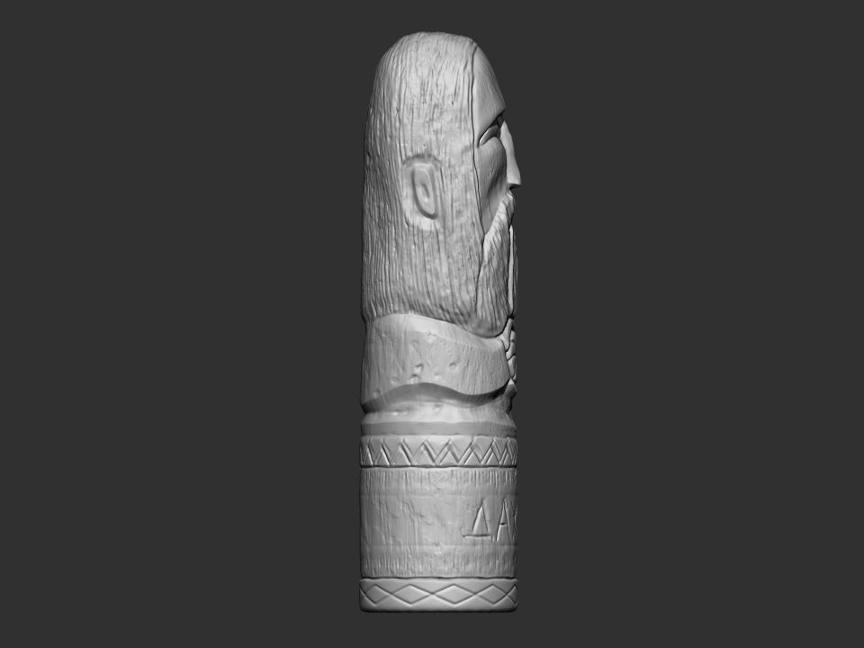Dazhbog Statue 3D print model_8