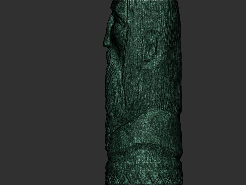 Dazhbog Statue 3D print model_16