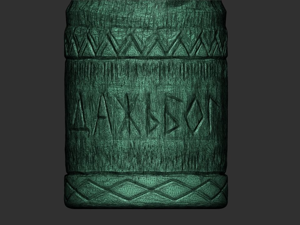 Dazhbog Statue 3D print model_7