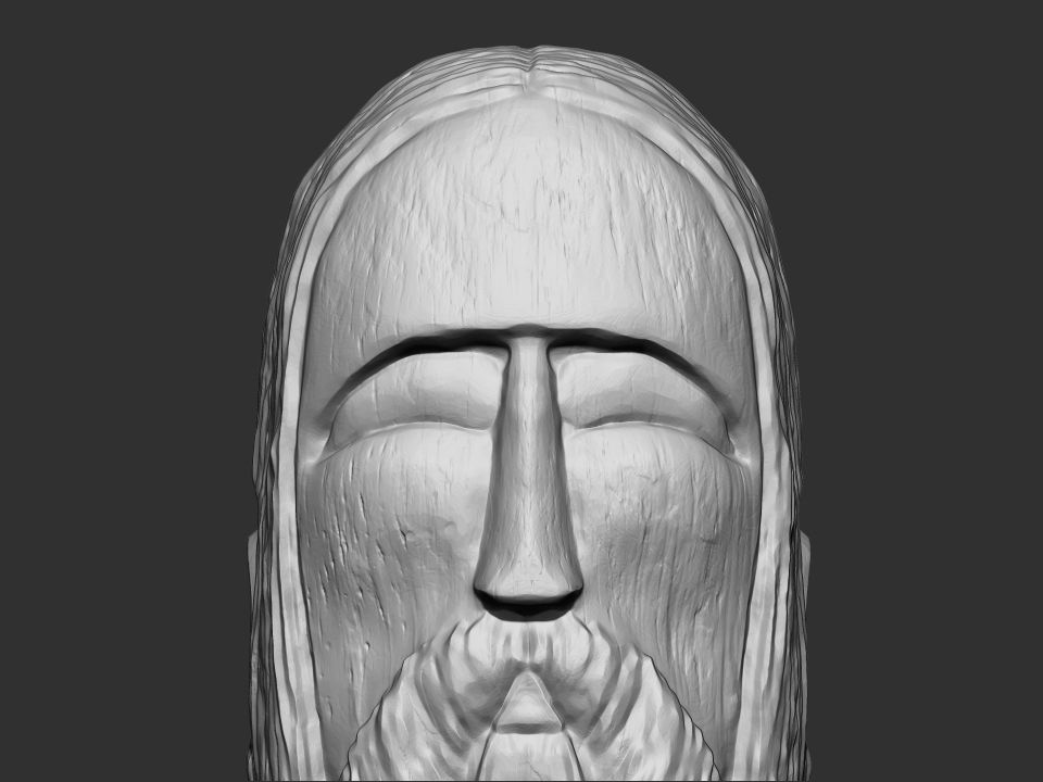 Dazhbog Statue 3D print model_25