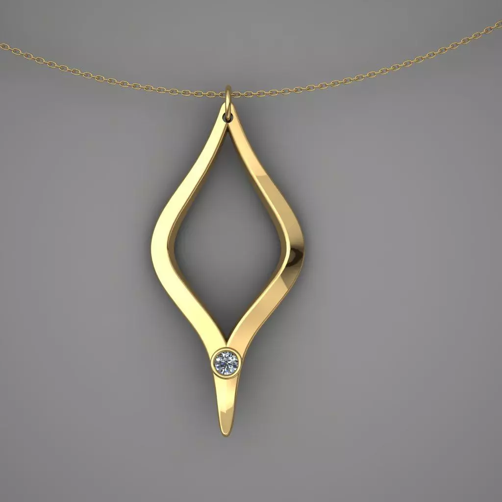 Anubies Pendant 3D print model_0