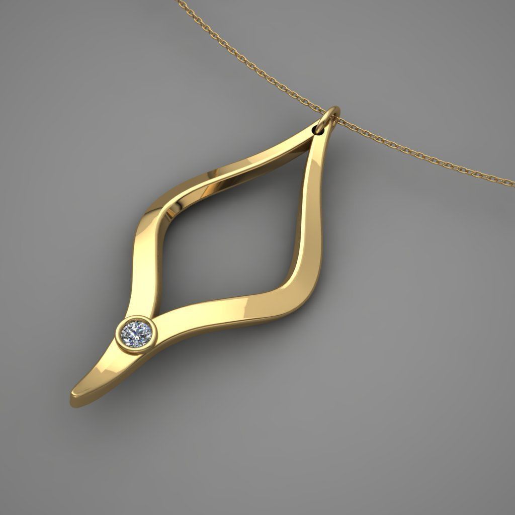 Anubies Pendant 3D print model_1