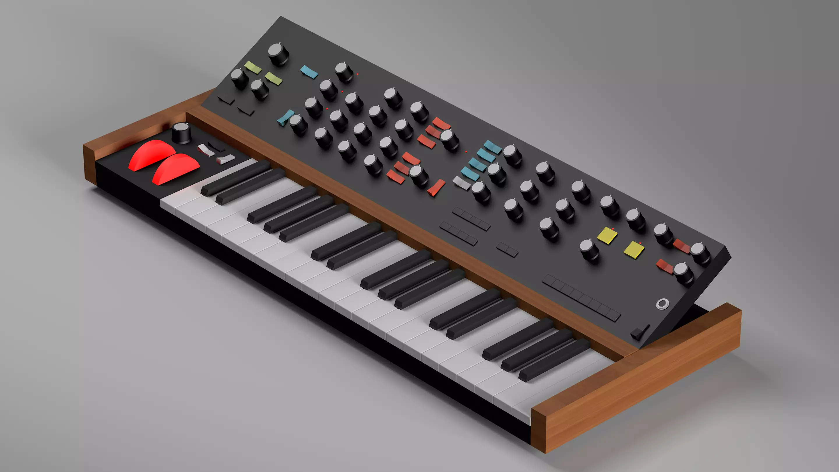 Model D moog synthesizer 3D model_0
