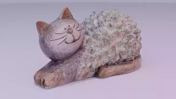 The cat statuette 