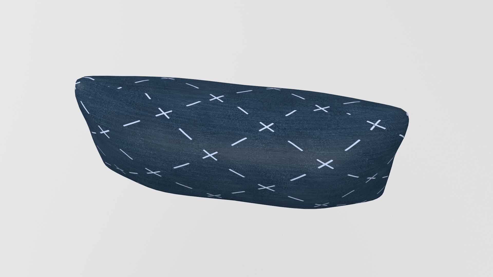 Arm Chair Low-poly 3D model_1